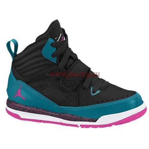 (Black/Fusion Pink/Tropical Teal/Electric Orange) Jordan Flight '97 Boys' Preschool Australia Shoes - 54979019